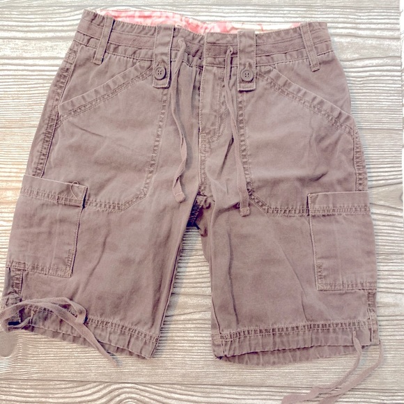 Limited Too brown Bermuda shorts size 8 - Picture 1 of 4
